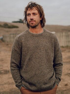 Mollusk Cambridge Sweater, Ocean Tipped